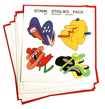 Stank Stiglies Sticker Pack 1