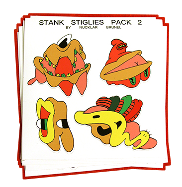 Stank Stiglies Sticker Pack 2
